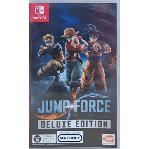 [NINTENDO SWITCH GAME @ AS/EU]JUMP FORCE DELUXE EDITION | Shopee Malaysia