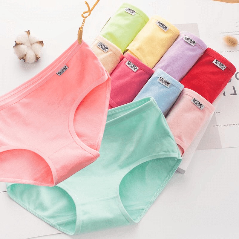 🔥Ready Stock🔥Women Underwear, Cotton Rainbow Coloured Panties For Women