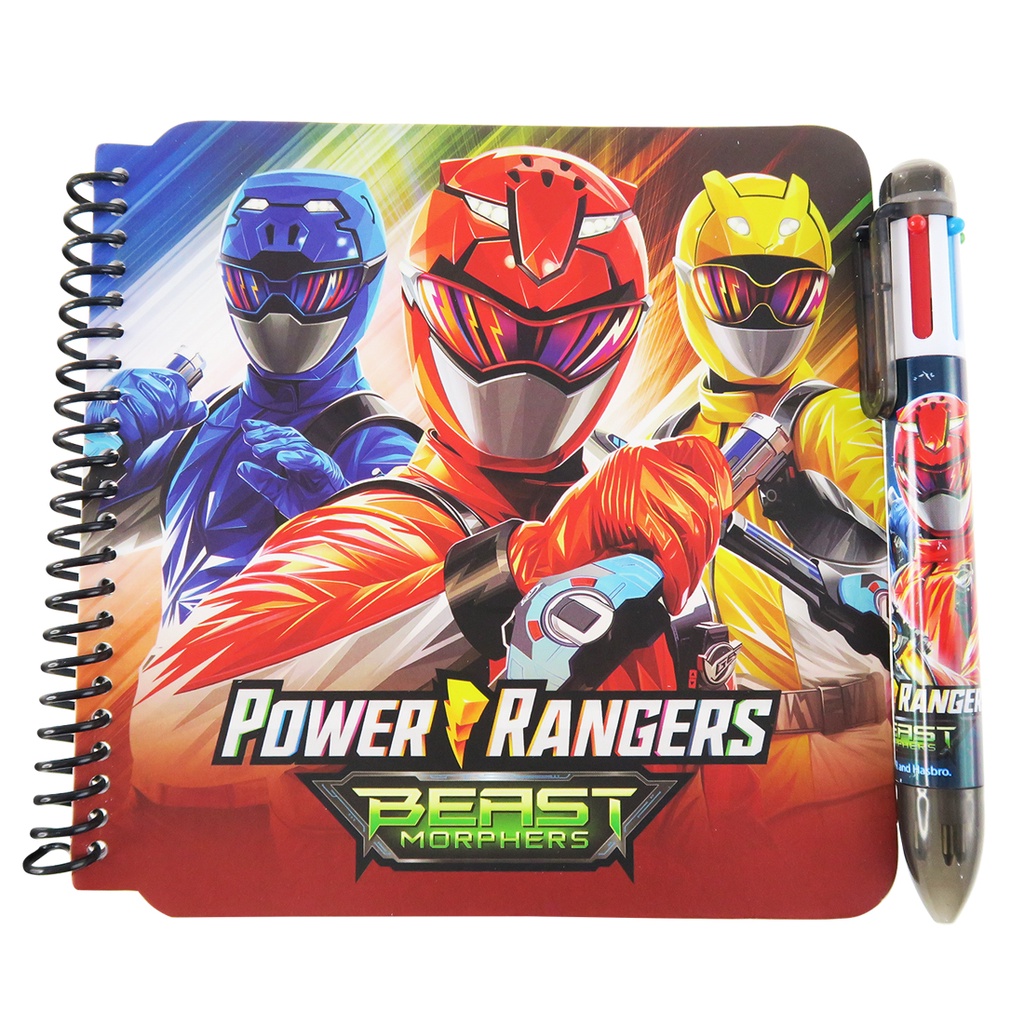 Power Ranger Beast Morphers Notebook With Ball Pen Set | Shopee Malaysia