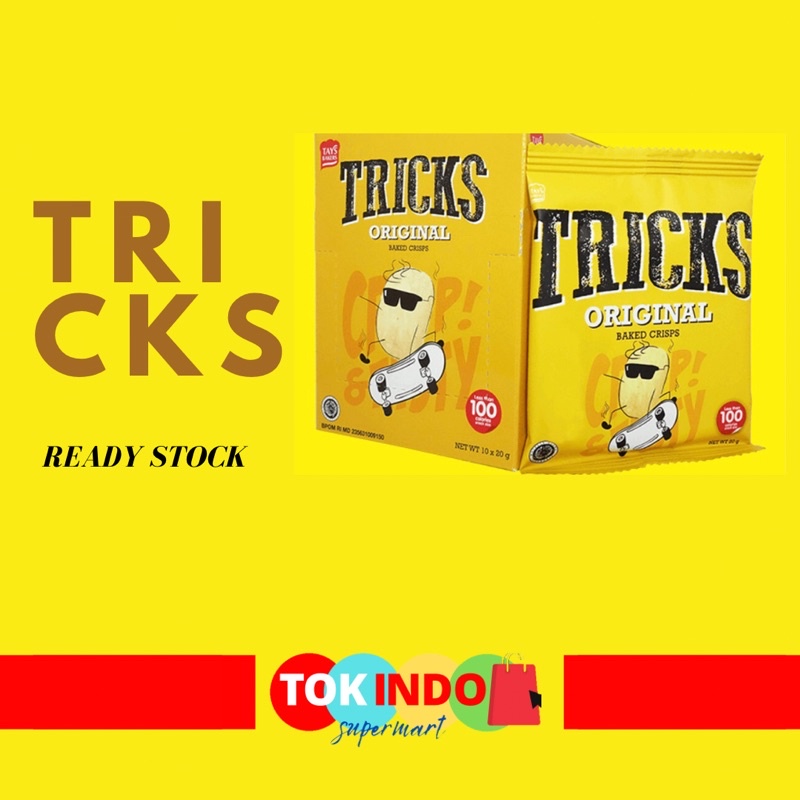 [BIG CLEARANCE] Tricks Crisp Exp: Feb 2022 (Original/ BBQ/ Rendang ...