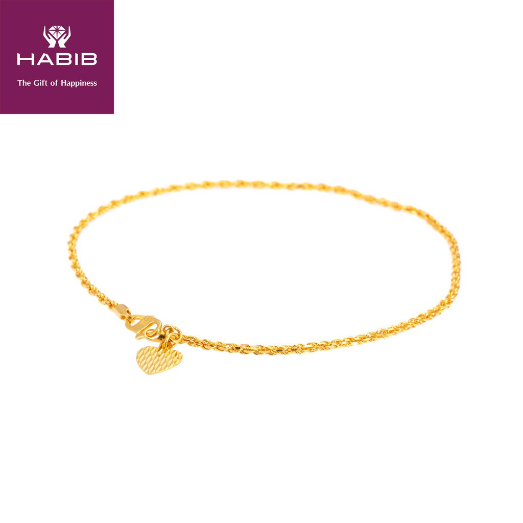 916 deals gold anklet