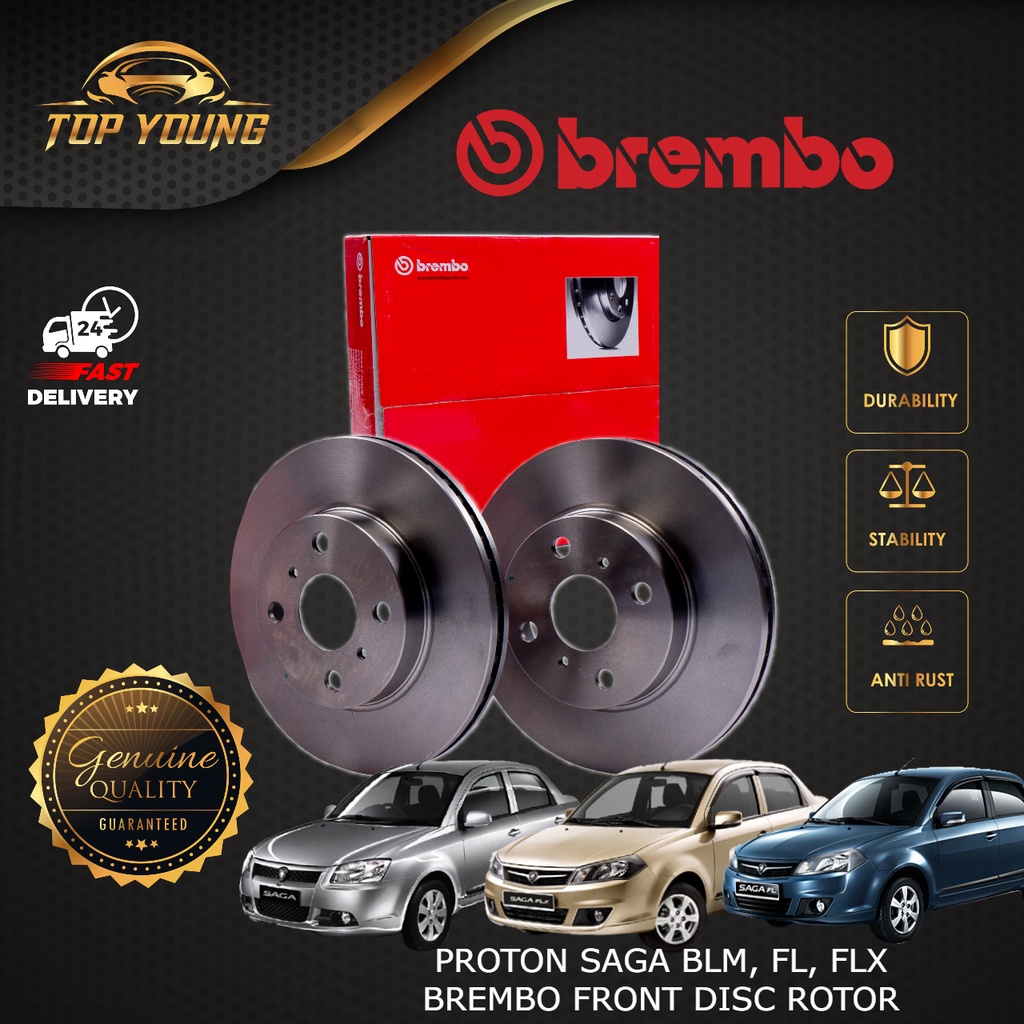 BREMBO PROTON SAGA BLM, FL, FLX, FRONT 100% ORIGINAL BREMBO DISC BRAKE ...