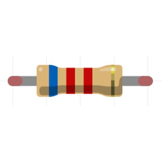 Perintang / Resistor 0.25W 5% (6K2) (6.2K) [10pcs]