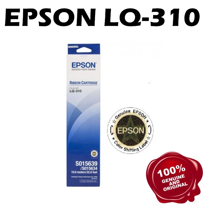 Epson Original Lq 310 Lq310 Lq 310 Ribbon Cartridge S015639 S015634 Lq310 Dot Matrix Printer 7320