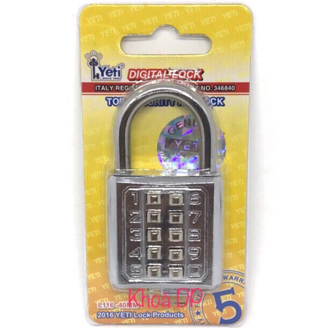 Genuine YETI Digital Lock 4 Inches (Permanent Number) | Shopee Malaysia