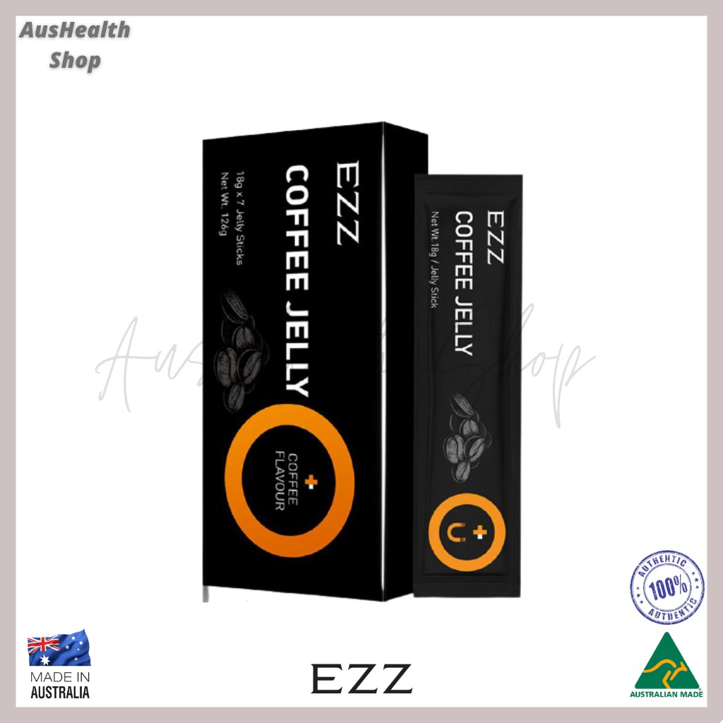 EZZ Coffee Jelly 黑咖啡酵素果冻 (18g x 7 Jelly Sticks) Shopee Malaysia