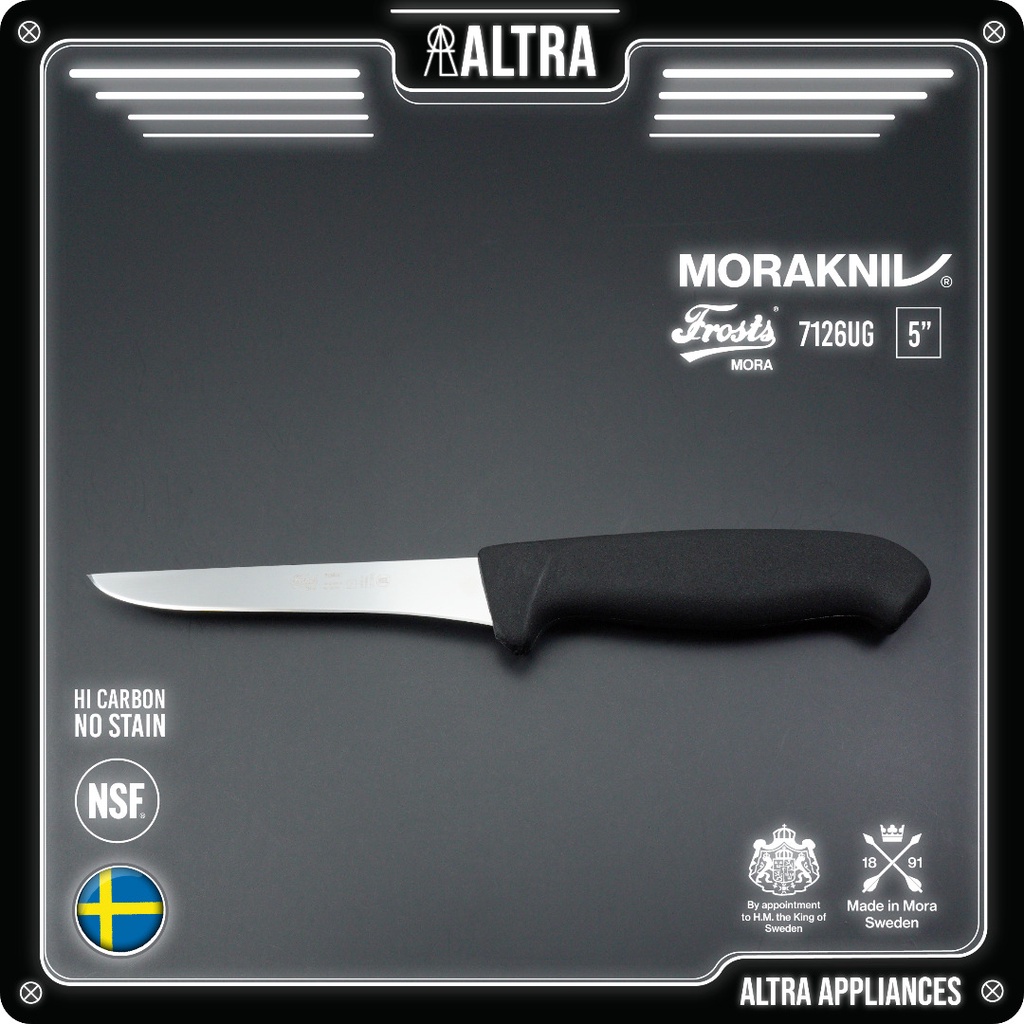 MoraKniv Frosts Straight Narrow Boning Knife / Pisau Daging/ Kitchen