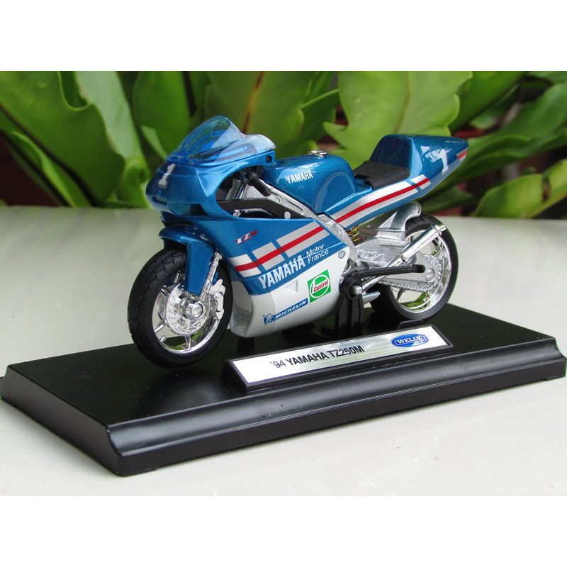 Welly 1/18 Yamaha TZ250M TZM 250 Motor France 1994 Racing Bike GP