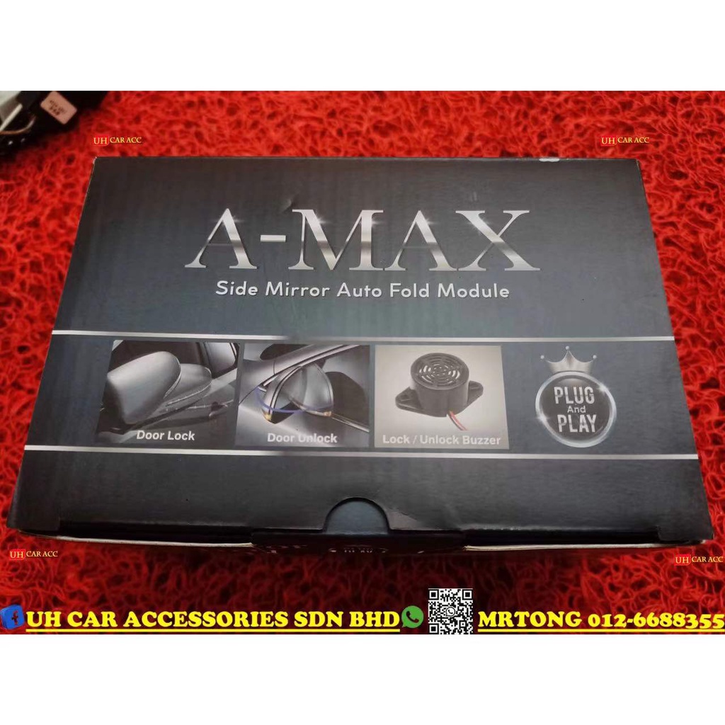 Perodua aruz oem side mirror auto fold folding system module relay