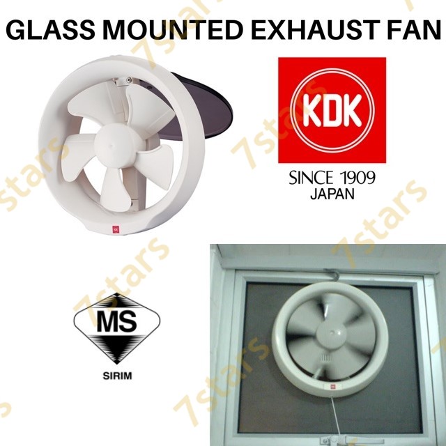 KDK 15WUD 6” Glass Mount Propeller Ventilating Fan / Exhaust Fan