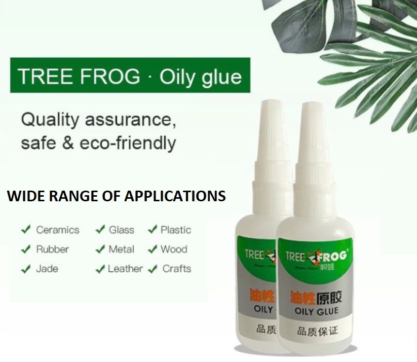 Super Glue Strong Gam Kuat 50G Original Tree Frog Oily Glue
