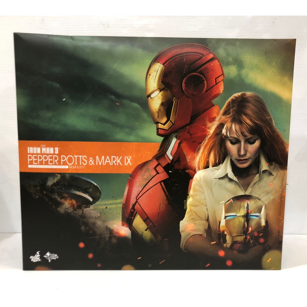 Ready Stock Hot Toys Mms311 Iron Man 3 Pepper Potts And Mark Ix 16th Scale Collectible Figures