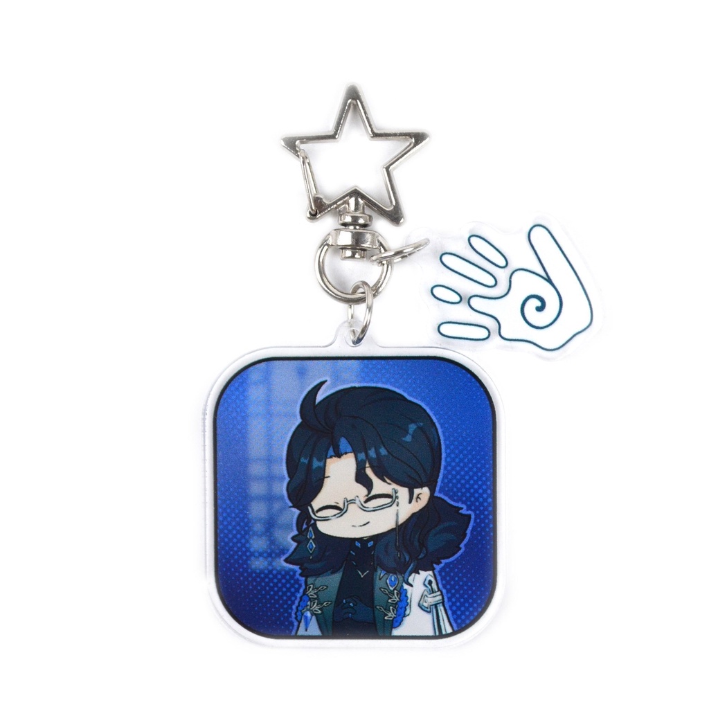 Genshin Impact Fatui Harbingers Captain Maiden Cosplay Keychain Doctor ...