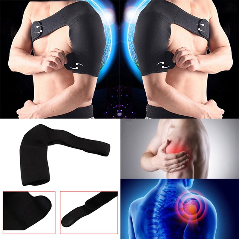 Adjustable Shoulder Support Brace Strap Joint Sport Gym Pain Relief  Compression Bandage Wrap