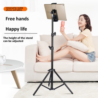 Tablet Tripod for iPad Floor Stand,iPad Pro Tripod Mount for Video  Recording,iPhone Holder Stand w. Remote Aluminum 360 Rotating Adjustable  68 Tall