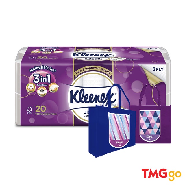 Kleenex Toilet Tissue Mega Pack (20's) Shopee Malaysia