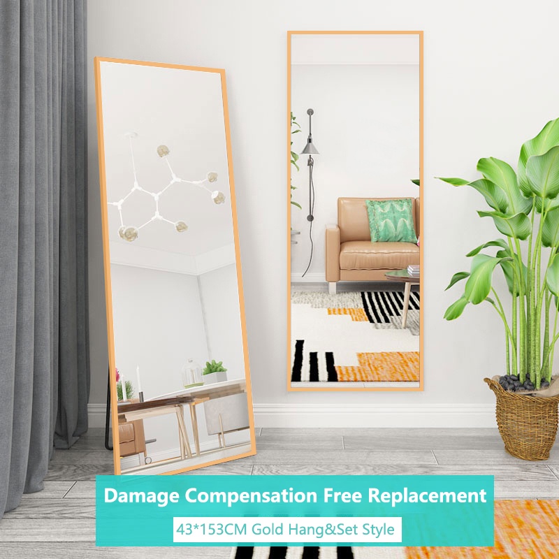 Standing Long Mirror Stand Modern Nordic Fulllength mirror wall Cermin