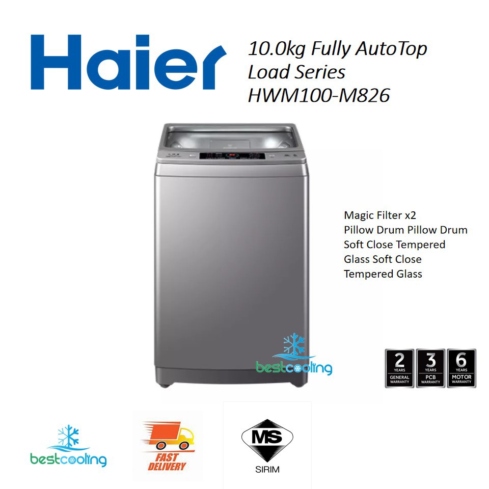 haier hwm100 m826