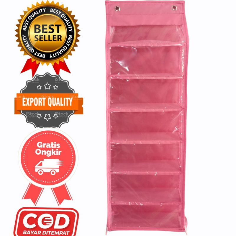 Plain Shoe Rack 6 Columns Full Zipper | Shopee Malaysia