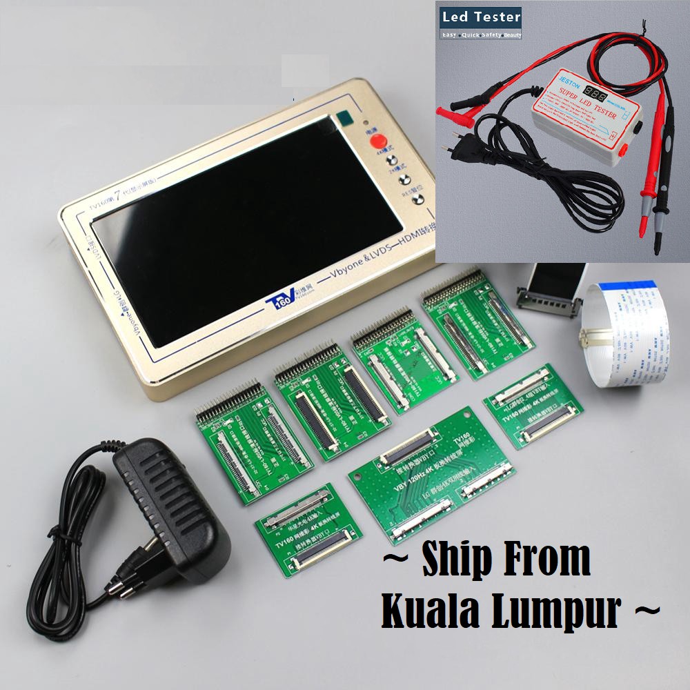 (READY STOCK) TV160 G7 LED/ LCD Mainboard Tester Tools/ Jeston DLV300 ...