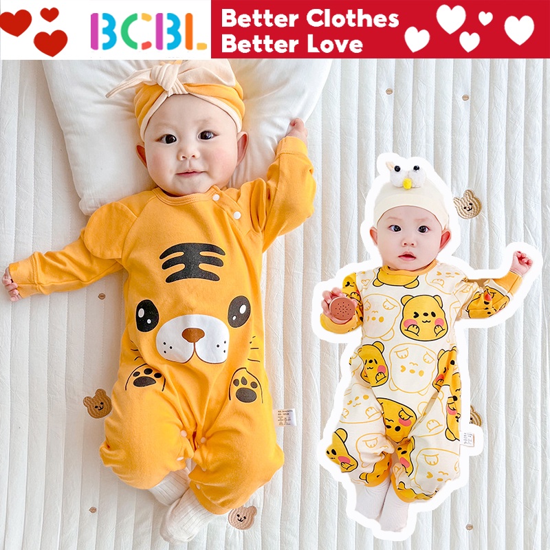 Baby Clothes Long Sleeve Romper Baby Tiger Romper Baby Bodysuit Double