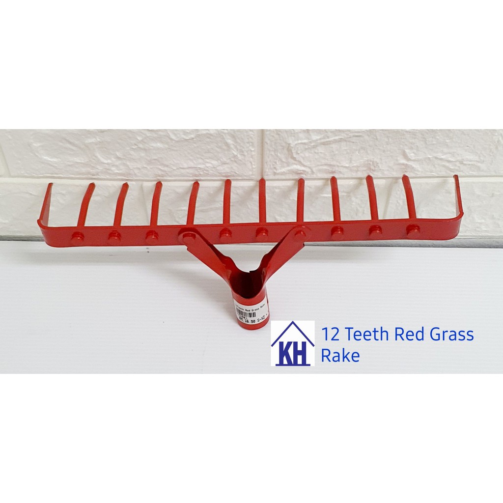 Adjustable Chrome Grass Rake or PVC Grass Rake / Pencakar Rumput Besi ...