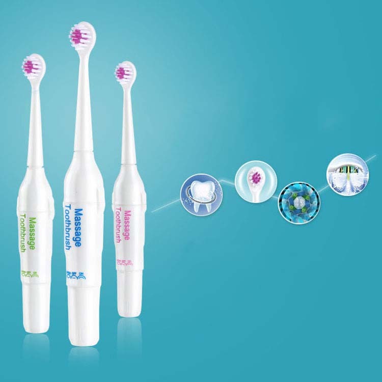 Ultrasonic massage electric toothbrush&interchangeable heads Shopee