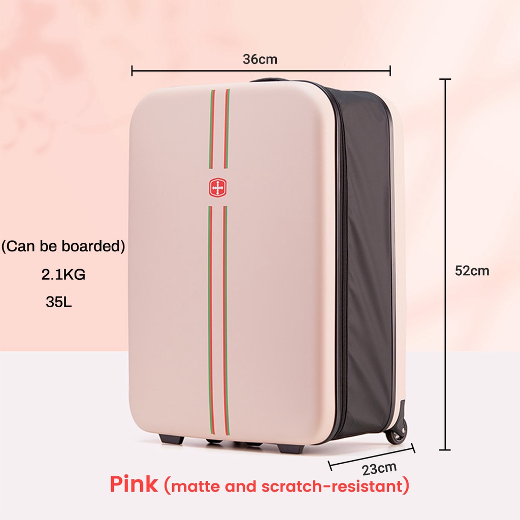【Local Seller】Foldable suitcase bagasi luggage universal wheel luggage