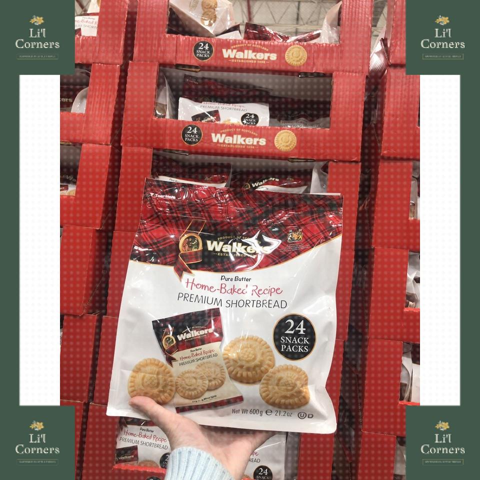 Kirkland Walkers Shortbread Biscuits 600 gr (24 Small Packages Inside