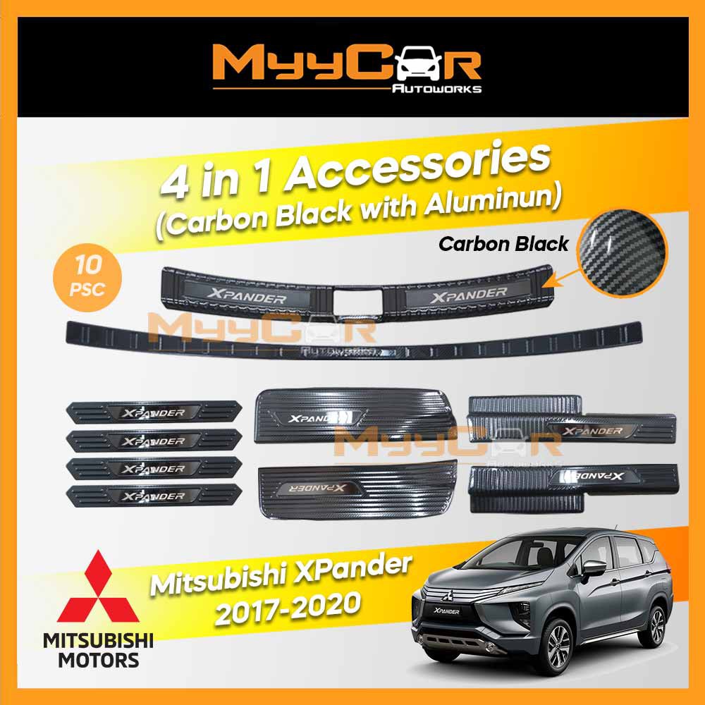 Mitsubishi Xpander 2017-2024 Inner Outer Rear Bumper Guard/Side Sill ...