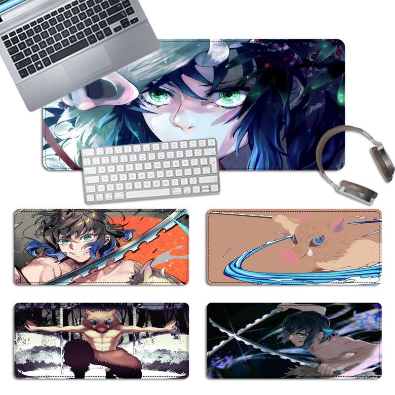 Vintage Inosuke Hashibira Gaming Mouse Pad PC Laptop Gamer Mousepad ...
