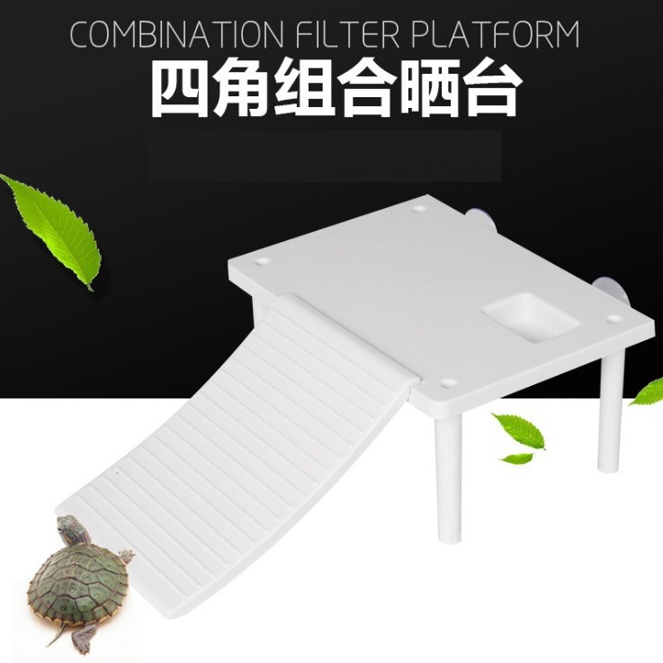 Aquarium Turtle Basking Platform Reptile Habitat Island Ramp NF-10 ...