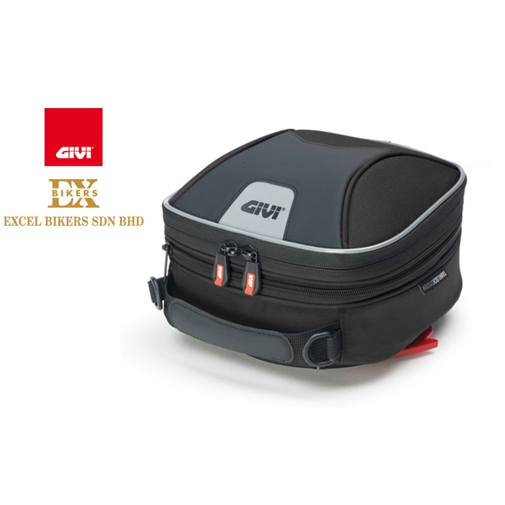 thumbnail interactive-video image 1 of GIVI XS319 3L TANKLOCK Extendable Tank Bag - Universal Fit 1 of 5