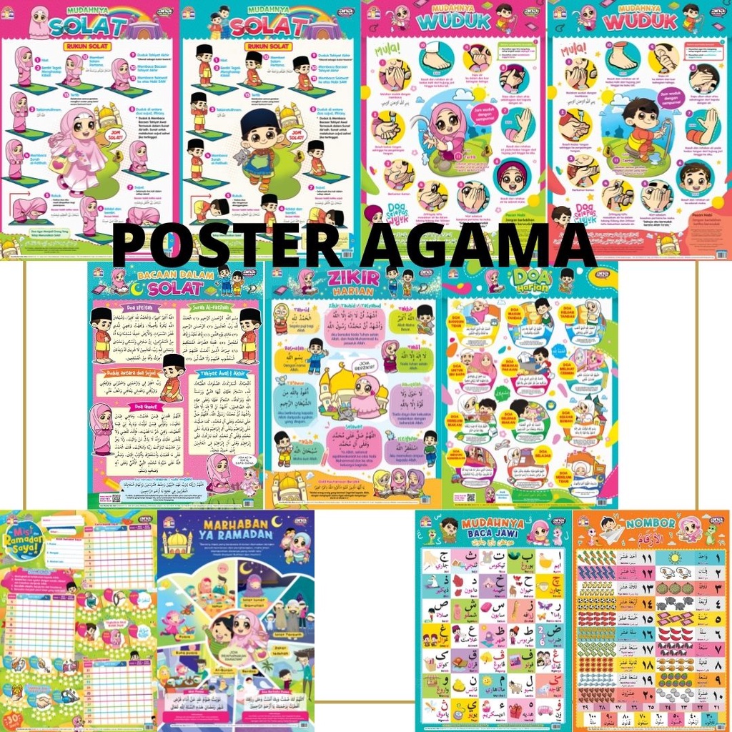 KOLEKSI LENGKAP POSTER ANA MUSLIM PENDIDIKAN AGAMA ~ ANA MUSLIM ...