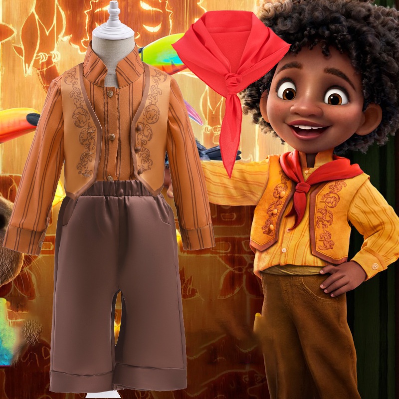 In Stock Pinocchio Cosplay Costume Boy Children Outfit Children Shirt ...