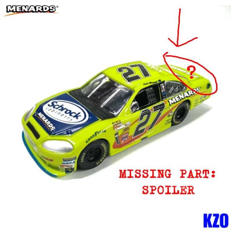 Menards Gold Line Collection Nascar 1/43 Chevrolet SS #27 LOOSE Without ...