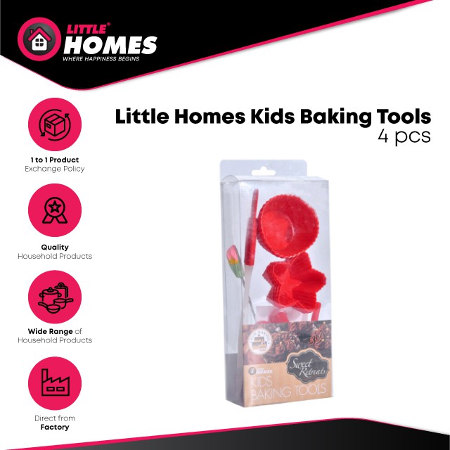 Little Homes Kids Baking Tools Set 20pcs High Quality Non-Toxic BPA ...