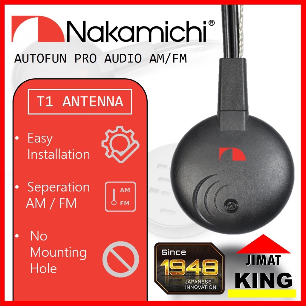 Car Antenna Radio FM Nakamichi NT1 Radio AM FM Antenna (only for