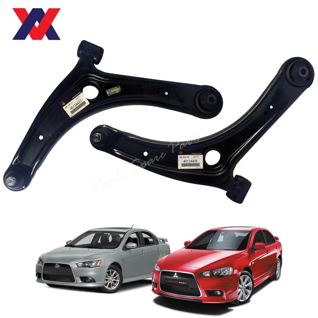 thumbnail image 2 of Front Left & Right Lower Control Arm With Ball Joint For 2014-2018 Mitsubishi Mirage – Direct Replacement 2 of 6