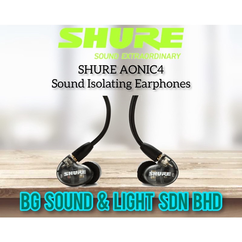 SHURE AONIC4 Sound Isolating Earphones | Shopee Malaysia