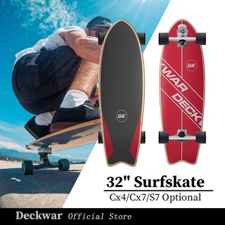 Deckwar 32 inch Land Surfskate with Cx4/C7/S7/P7 Trucks Optional