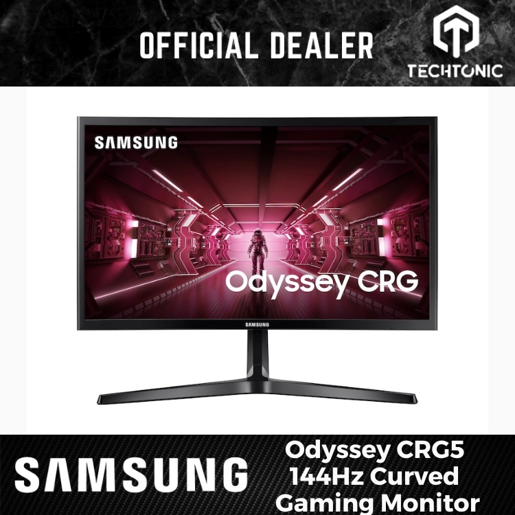 Samsung 24 Odyssey Crg5 144hz Curvedgaming Monitor Lc24rg50fqnxza Shopee Malaysia 6429