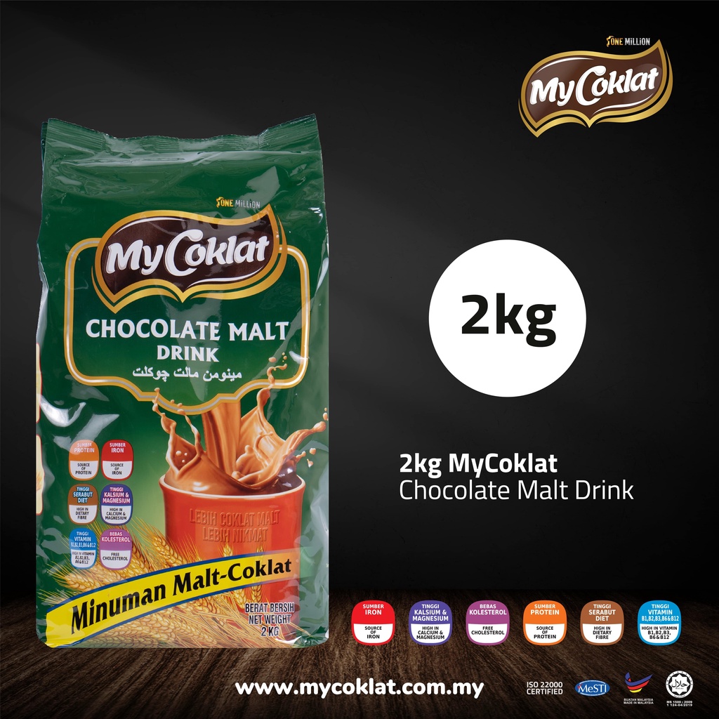 Official Store Mycoklat 2kg Minuman Malt Coklat Shopee Malaysia 9293