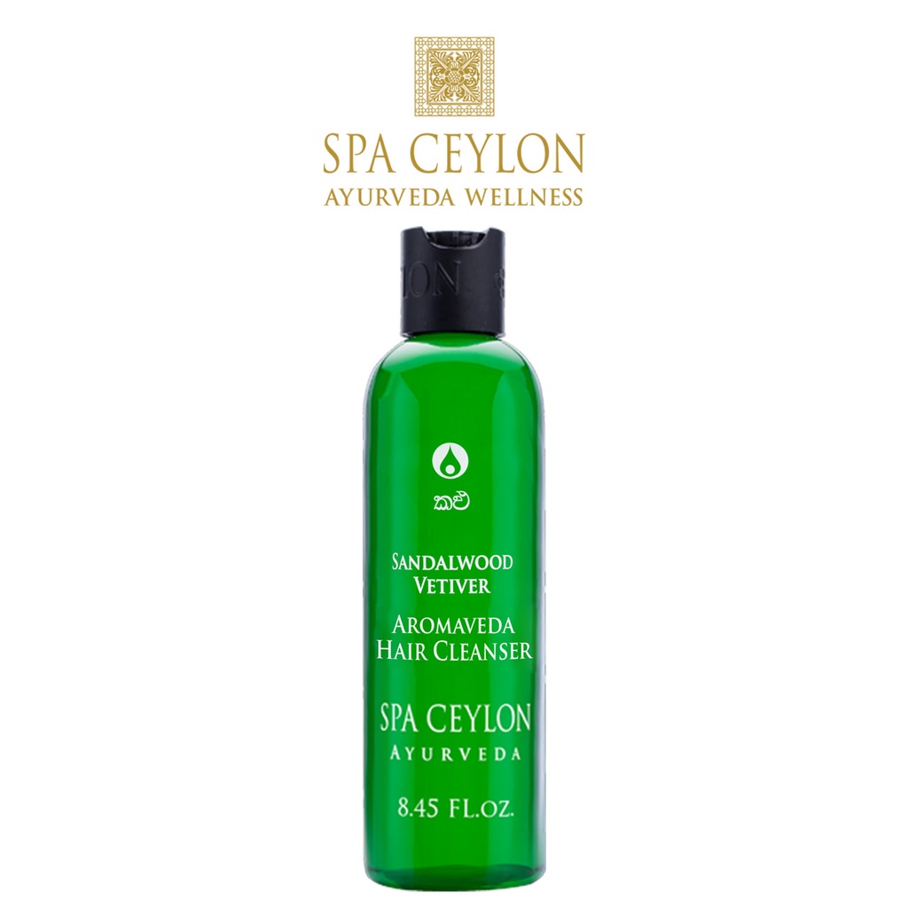 Spa Ceylon Ayurveda Sandalwood Vetiver Hair Cleanser 250ml Shopee
