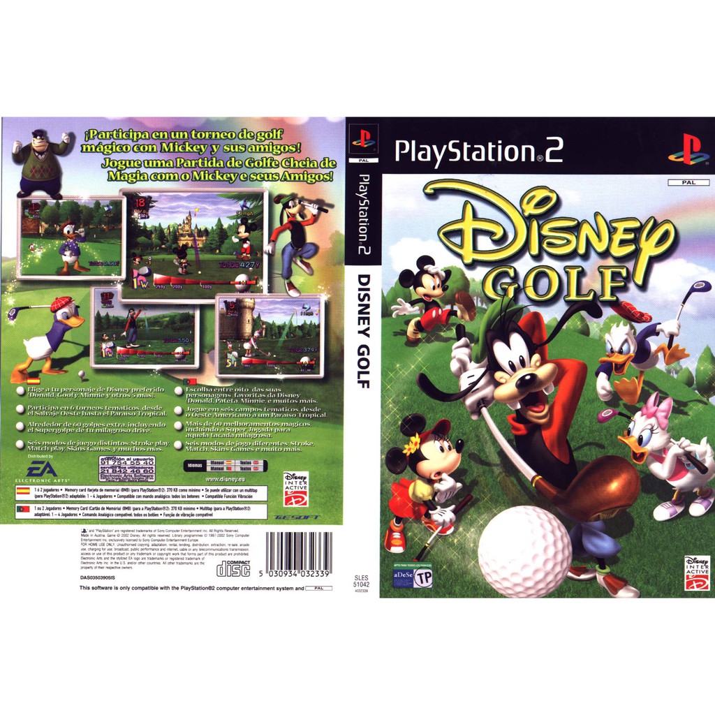 Disney deals golf ps2