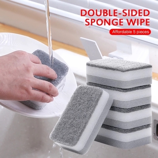 Natural wood pulp cotton rags dishwashing cleaning sponges wiping