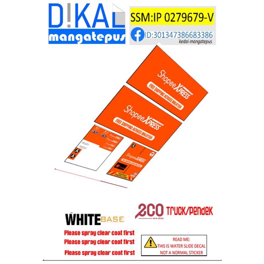 eco truck shopeexx decal | Shopee Malaysia