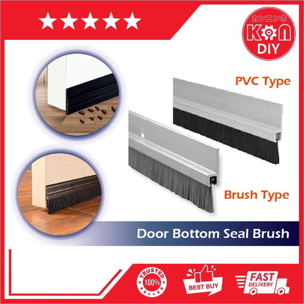 *READY STOCK* Heavy Duty Door Bottom Seal Brush Door Seal | Shopee Malaysia