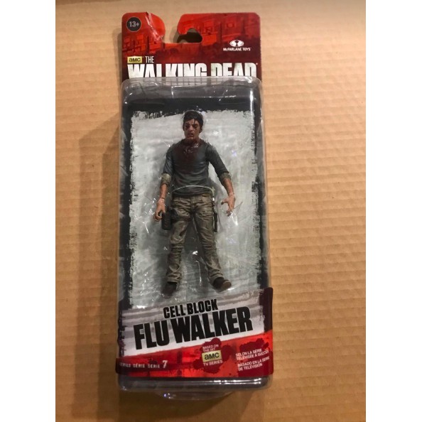 McFarlane Toys The Walking Dead Figur – Cell Block Flu Walker | 12,7 Cm, Limitierte Auflage | Basierend Auf Staffel 4