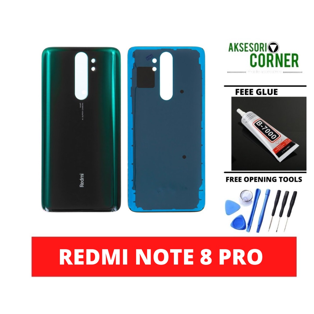 Redmi Note 8 Pro Battery Cover Back Glass Housing With Camera Lens Shopee Malaysia 7956